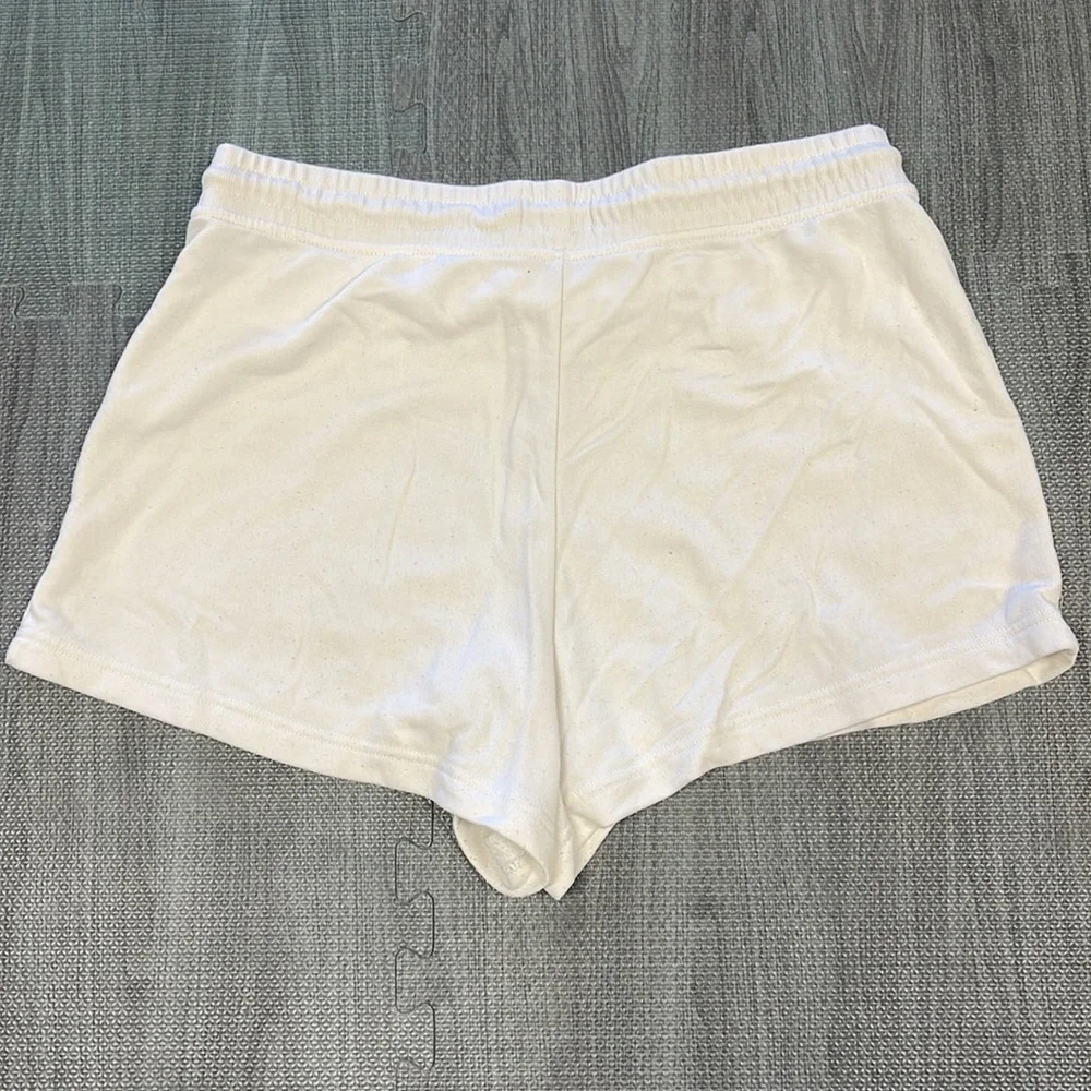 Lou & Grey LOFT Cream Drawstring Shorts - Size L - Picture 6 of 9